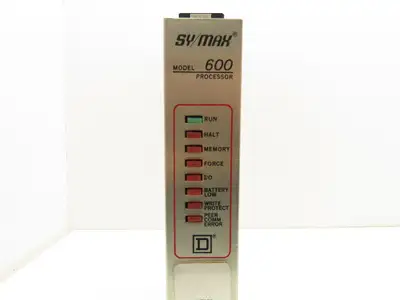 Square D 8020-SCP-631 Sy/Max Processor Model 600 Series A1 Rev 3.20 5VDC 5.5A
