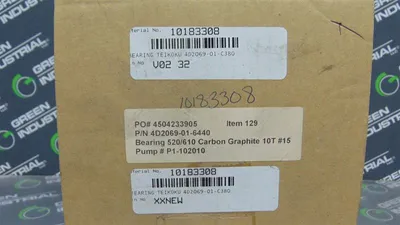 Teikoku 4D2069-01-6440 Carbon Graphite Pump Bearing 520/610 10T #15 New NIB