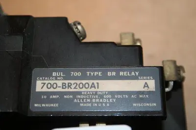 USED ALLEN BRADLEY 700-BR200A1 SER A