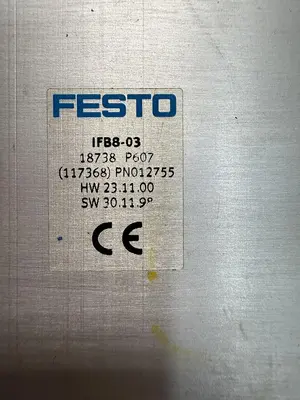 Used FESTO IFB8-03 Valves/Fittings Michigan US | Ideal Machinery #708196