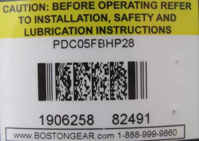 NEW BOSTON GEAR PDC05FBHP28 PNEUMATIC OVERLOAD CLUTCH 2" BORE
