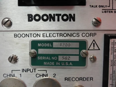 USED BOONTON 4200