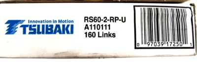 NEW TSUBAKI RS60-2-RP-U ROLLER CHAIN 10' RS602RPU