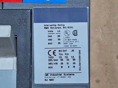 Used GENERAL ELECTRIC SGHA36AT0400 Switchgears British Columbia CA | Lenmark #1436810