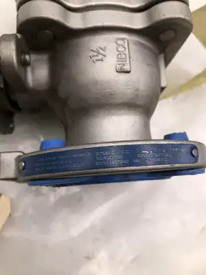 Nibco 1-1/2″ Manual Flanged Ball Valve CF8M, 275PSI CWP, Class 150