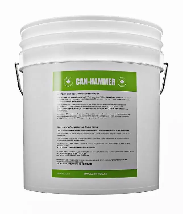 New | in-Stock CAN-HAMMER BIODEGRADABLE ROCK DRILL OIL – DTH HAMMER LUBRICANT Chemicals, Fluids & Lubes Pennsylvania US | East West Machinery & Drilling #1417897