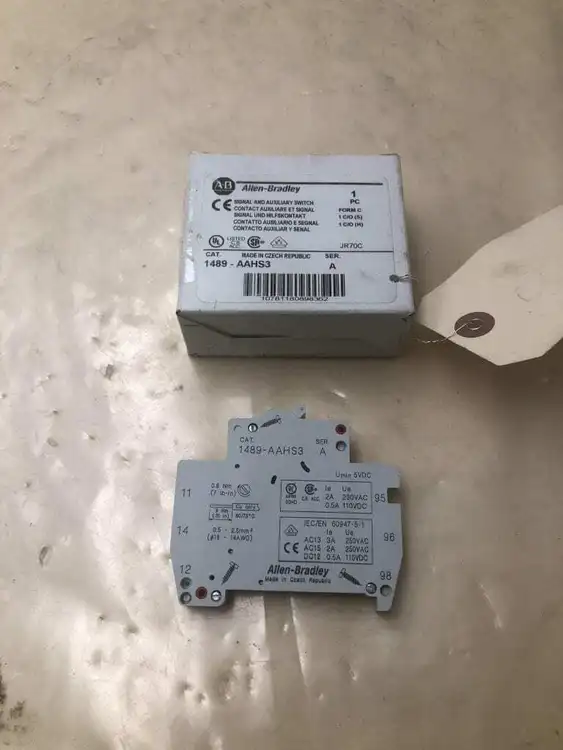 Used ALLEN-BRADLEY 1489-AAHS3 Circuit Breaker Parts Pennsylvania US | Moses B Glick #1011962