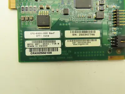 Cognex 801-8504-11R PCB Computer PCI Card Image Capture Rev F IO Cam