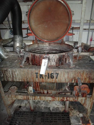 90 Gallon 2.5' X 2.5" 304 Stainless Parts Washer / Parts Cleaner