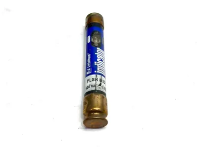USED LITTELFUSE TIME-DELAY DUAL ELEMENT INDICATOR FUSE CLASS RK5 600VAC 8A