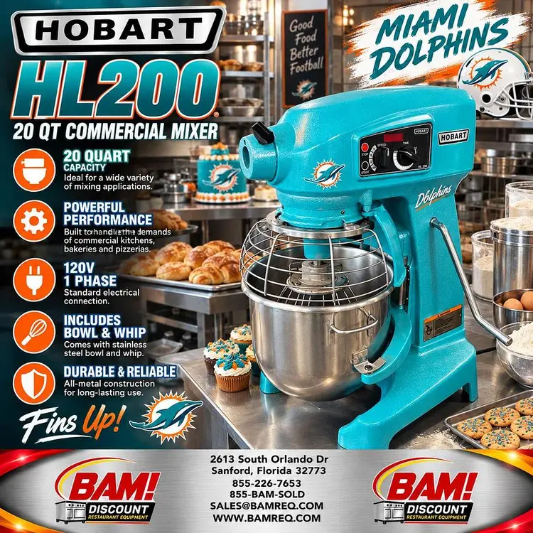 Used HOBART HL200 Planetary Mixers Florida US | BAM Discount Restaurant Equipment #1437968