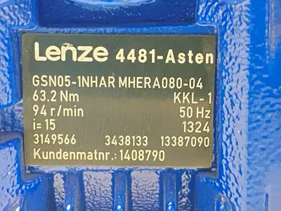 Used Lenze Gearbox Speed Reducer 1=15 15:1 Ratio Gearboxes Michigan US | Maverick Industrial Sales #1399845
