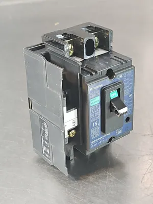 Mitsubishi NF30-CS No Fuse Circuit Breaker 2 Pole 15 AMP loc4D3