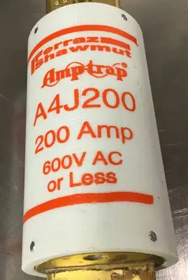 Used Mersen A4J200 Fuses | Palmetto Automation #1148978