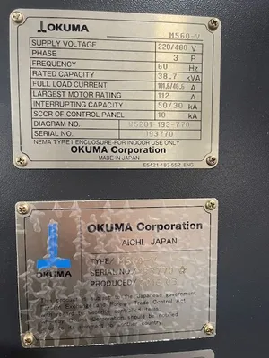 2016 OKUMA M560-V Vertical Machining Centers | Bid Specialists Inc. (11)