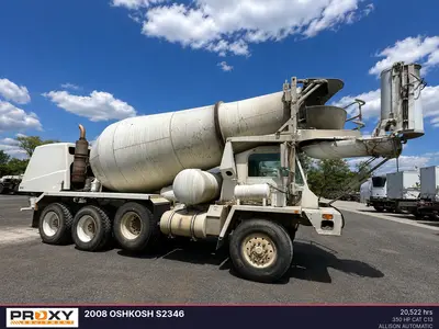 Used 2008 OSHKOSH S2346 Concrete Mixer Trucks New Jersey US | Proxy Equipment #1388750