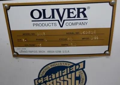 142-0044 Oliver 2003 Variable Slice Bread Slicer