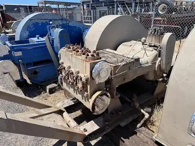 GASO 3968-F / 100 HP Triplex Pump size 2.5” x 5” with Steel Fluid End SN 44485