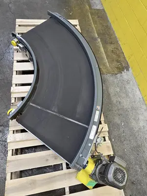 Used 2014 TRANSNORM BELTED CURVE CONVEYOR Belt Conveyors Wisconsin US | Packer City Sales #1328482