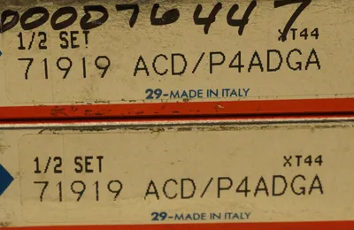 NEW SET OF SKF 71919 ACD/P4ADGA PRECISION BALL BEARINGS