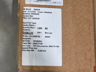 New | in-Stock CATERPILLAR 225-0330 Construction Equipment Parts British Columbia CA | Lenmark #1442901