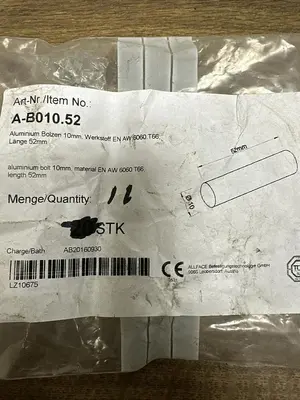 New | in-Stock ALLFACE A-B010.52 Parts Ohio US | Surplus Asset Holdings #1227855