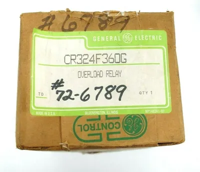 NEW GENERAL ELECTRIC CR324F360G OVERLOAD RELAY