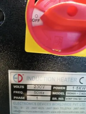 USED ELECTRONICS DEVICES HEAT INDUCTION CAP SEALER SIGMA I NEO