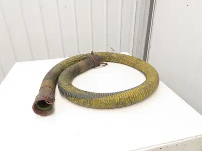 Flexonics Chemflex 3"ID x 10' Flexible Yellow Chemical Transfer Hose Camlok Ends
