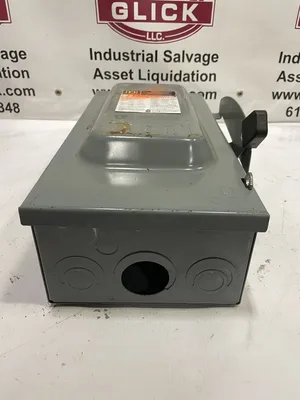 Square D D223N 100A Fusible Safety Disconnect Switch 240VAC