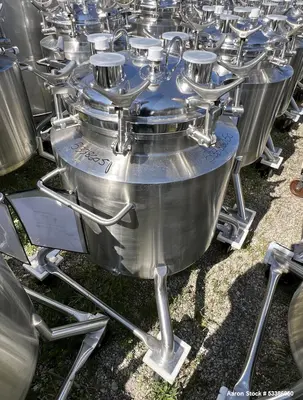 Used Industrial Jacketed Tank – 316L Stainless Steel, Mobile. Built by Precision Stainless.