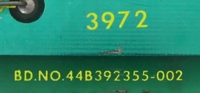 USED GENERAL ELECTRIC 3972 CIRCUIT BOARD 44B392355-002 MICROSONICS 6470-3