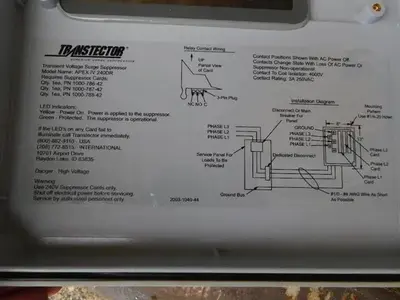 TRANSTECTOR APEX IV 240DR Electrical Equipment, Miscellaneous | Rock Solid Tools (3)