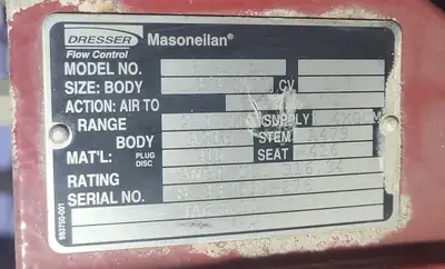 USED MASONEILAN 87-21114