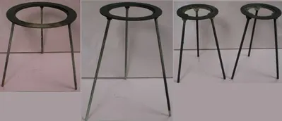 QTY. 4. BUNSEN BURNER STANDS, 24155. ....