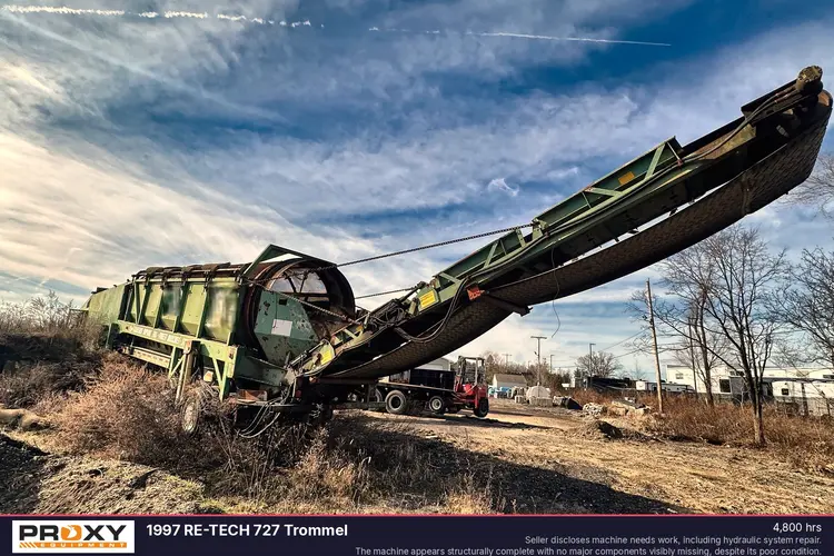 Used 1997 RE-TECH 727 TROMMEL Trommel Screener Louisiana US | Proxy Equipment #1385303