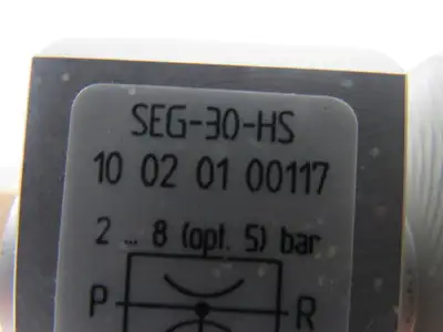 Schmalz SEG-30-HS Exhaust Ejector Check Valve For  Vacuum System Lifter MS6-01