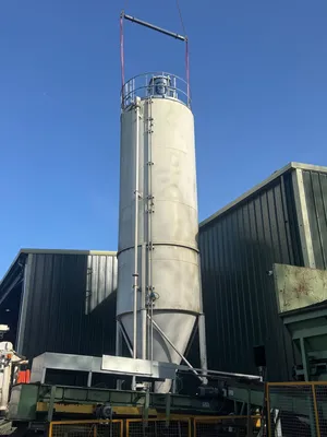 2017 Silexim 50m3 Silo Резервуар з нержавіючої сталі | Perry Equipment (1)