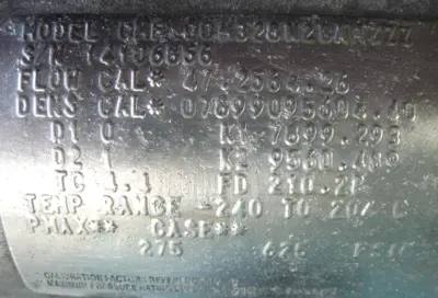 USED Micro Motion CMF100 M328N2BAMZZZ