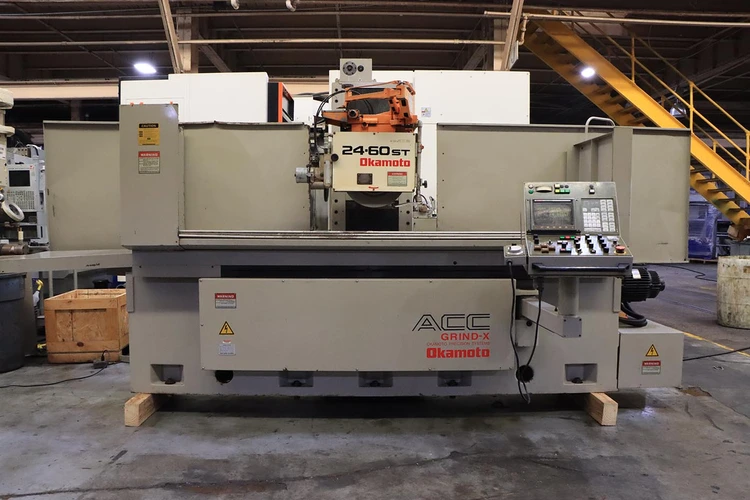 Used 2000 Okamoto ACC 24-60ST, 2000, 3X AUTO FEEDS, PROG. AUTO IDF, Reciprocating Surface Grinders New Jersey US | Machinery Values #944377