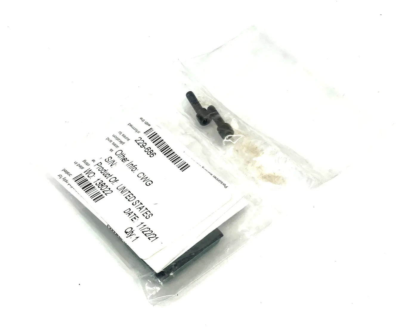 NEW NUMATICS BLANK MANIFOLD STATION PLATE ASSEMBLY
