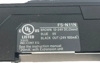 NEW KEYENCE FS-N11N FIBER OPTIC SENSOR FSN11N