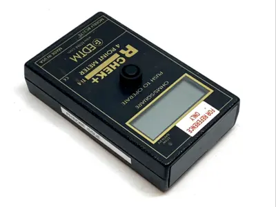 USED EDTM R-CHEK+ SURFACE RESISTIVITY 4 POINT METER MISSING CONTACT PROBE