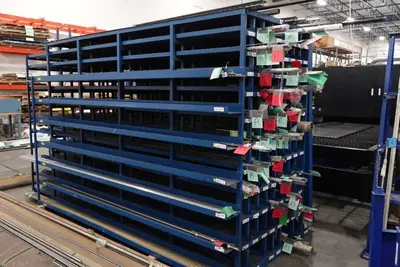 Commercial Bar Stock Storage Rack - 48" x 90" x 148"