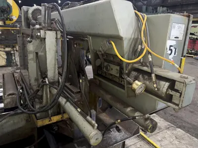 18" X 27" HYDMECH MODEL #S-25A AUTOMATIC HORIZONTAL MITER SAW WITH NESTING: STOCK #23698