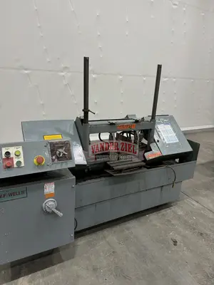 Used W.F. WELLS W-9 HORIZONTAL SAW Horizontal Band Saws Michigan US | Vander Ziel Machinery Sales #482872