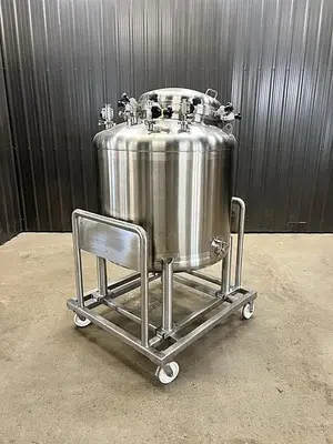 Used 158 Gallon Tank (Vessel), 316L Stainless Steel