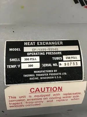 USED THERMAL TRANSFER CF-1226-93946