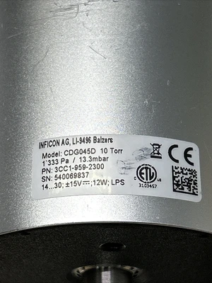 USED Inficon 3CC1-959-2300