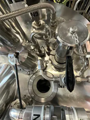 Krauss-Maffei HZ 800 Ph CIP peeler centrifuge, 316SS.